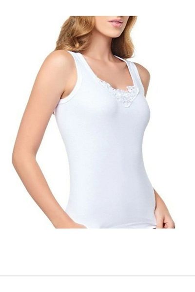 ABAYLAR Women's Thick Strap Undershirt 3 Pieces