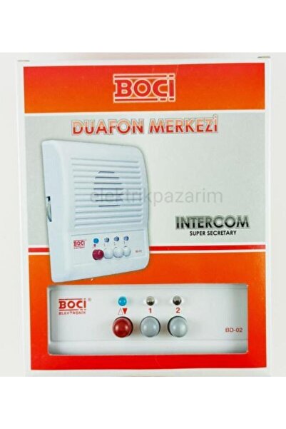 BOÇİ Boci Bocci Çaycı Kahve Tipi Diafon 3 Lü Merkezi Diafon