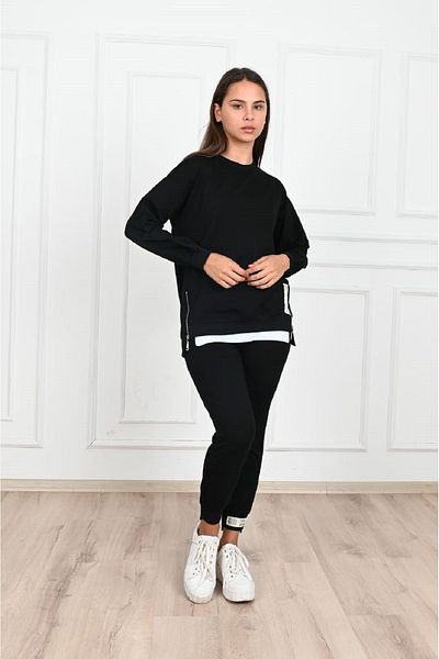 Koza Butik Γυναικεία αθλητική φόρμα με φερμουάρ - 3422-23