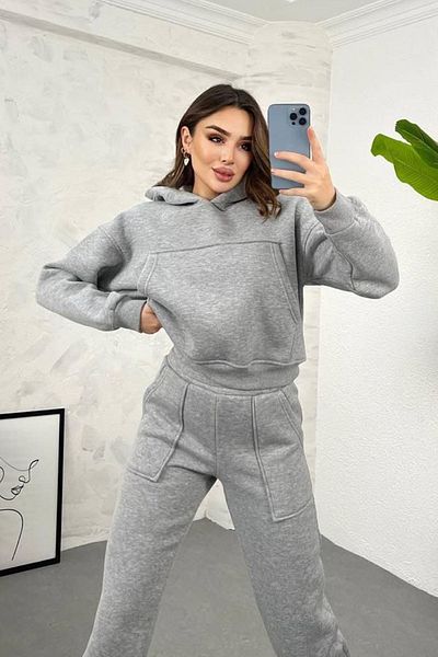 Koza Butik Γυναικείο Σετ αθλητικής φόρμας με τρεις κλωστές 3915-24
