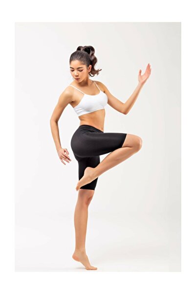 Momslab Crne ženske helanke preko kolena