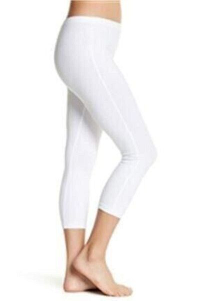 Momslab Colanți de damă din bumbac lycra alb - K4005
