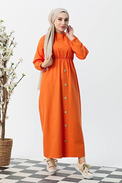 TOFİSA 8369-oranžové šaty