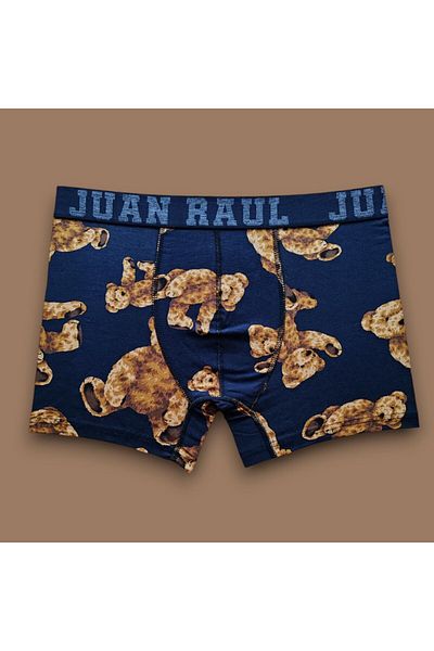 Juan Raul Boxer pentru bărbați ComfortFlex Lenjerie de corp din bumbac moale și respirabil