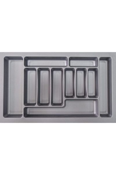 Ersa 74,5cm x 48,5cm Γκρι Συρτάρι - Στολίδι με Λεπτομέρεια Κουταλιού (Κομμένο 68,5x40 cm)