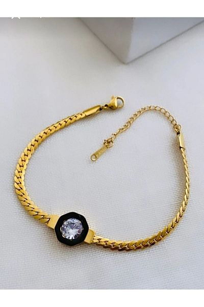 zeynep Z&D Accessory - 316L Gold Serenay Leyla Bracelet