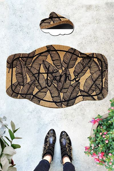 Chilai Home Coco Morgen 45x75 Cm Natural Koko Bristle Mat, India Natural Door Mat