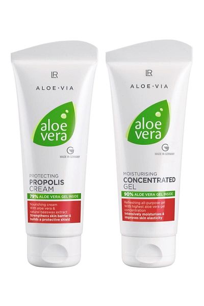 LR Aloe Vera Propolis Cream and Concentrated Gel - 2 Piece Set 100 ml