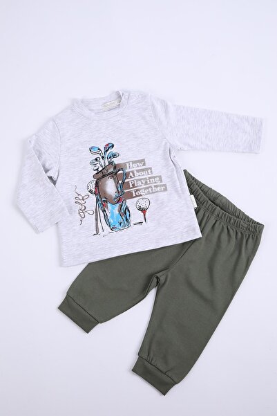 Babyhola Girl Boy Baby Child Top and Bottom Set Seasonal Spring 11903