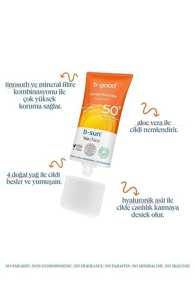 B-GOOD B-suntm SPF 50+ Sun Protection Face