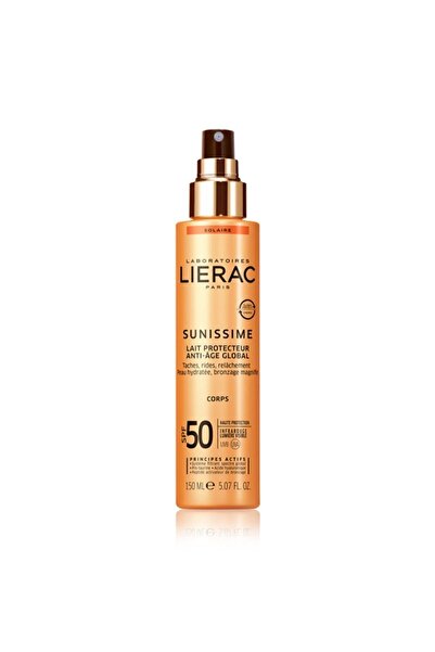 Lierac Sunissime Energizing Protective Milk Spf 50 Vücut Global Enerji Veren Güneş Sütü