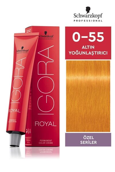 Igora Royal 0-55 Altın Yoğunlaştırıcı Saç Boyası 60 ml