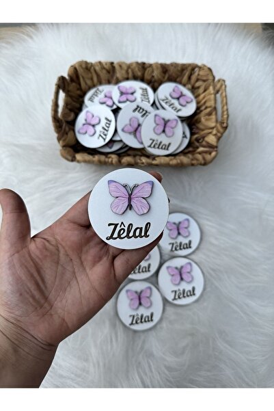 Karudesignn Figürlü Ahşap Bebek Magnet 20 Adet