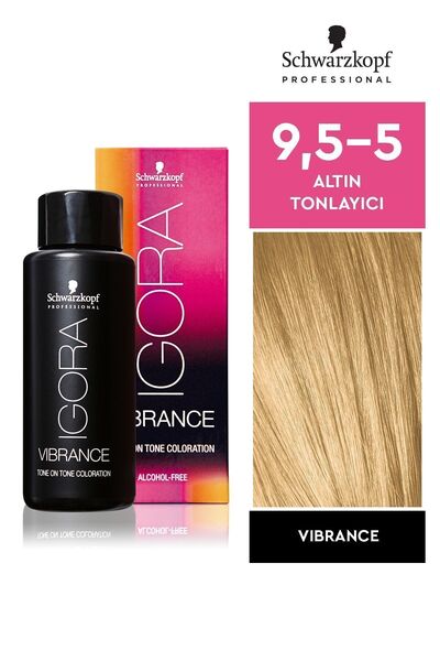 Igora Schwarzkopf Igora Vibrance 9,5-5 Altın Tonlayıcı Saç Boyası 60ml