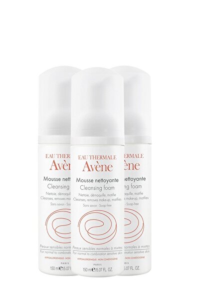 Avene Mousse Nettoyante Cilt Temizleme Köpüğü 150ml 3 Adet