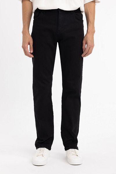 DeFacto Παντελόνι Sergio Regular Fit - Pipe Leg Normal Waist