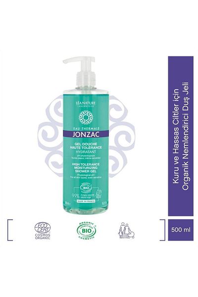 Eau Thermale Jonzac Organic Moisturizing Shower Gel for Dry and Sensitive Skin 500ml
