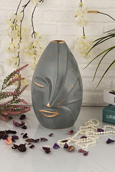 ANGDESİGN Angdesign - Gray Ceramic Vase