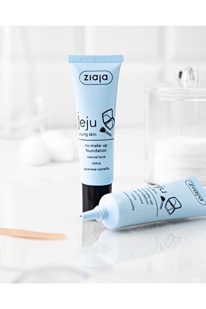 Ziaja Jeju No Make-Up Fondöten Doğal Ton 30 ml