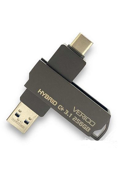 Verico 256gb Hybrid 3.1 Usb Type-c Flash Memory Akkaya Technology