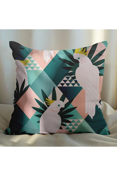 EJOYA Modern Designed 2-Piece Pillow and Throw Pillow Case 45cm