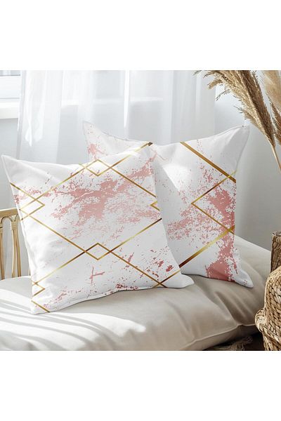 EJOYA 45cm Modern Design 2-piece Pillow and Throw Pillow Set - 113426