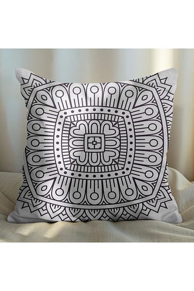 EJOYA Set de 2 perne și perne cu design tradițional de 45 cm - 113553
