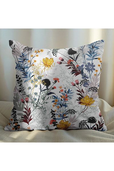 EJOYA Set de 2 perne și perne cu design floral de 45 cm - 113571