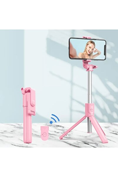 gaman Uzaktan Kumandalı Selfie Çubuğu Tripod Ayaklı Teleskopik Fotoğraf Çekim...