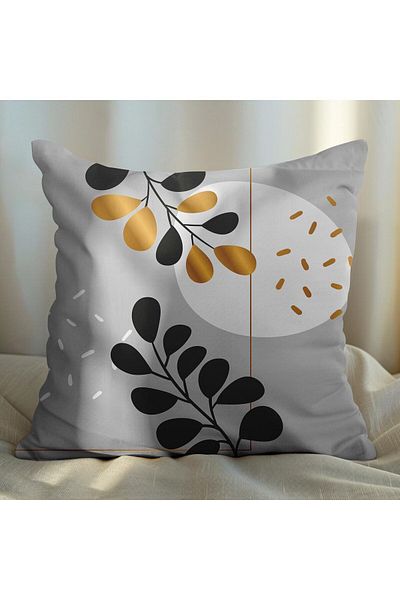 EJOYA Set de 4 perne cu design floral - interior și husă de pernă 45 cm 113833