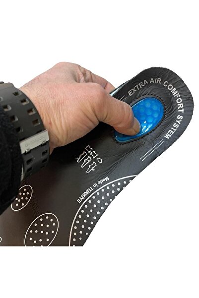 srtfootcare Air Confort Fusped Topuk Dikeni Jel Takviyeli Ortopedik Deri Taban 1 Çift