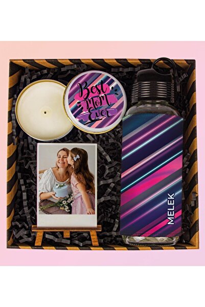 EJOYA Annelere Özel Konsept Matara & Mum & Fotoğraflık Hediye Kutusu 111220