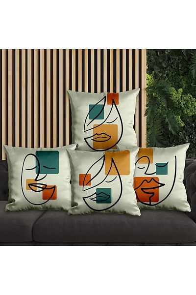 EJOYA Modern Designed Pillow Set of 4 - 45cm 113778