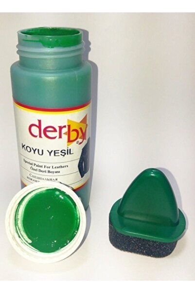 Derby Mont Direksiyon Koltuk Deri Boyası 100ml, K.yeşil