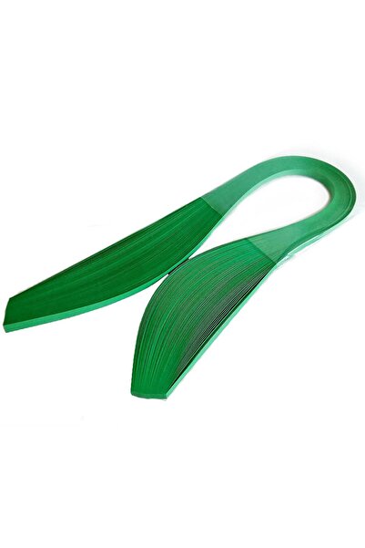 quilling 5mm Koyu Yeşil Renk Seti Kağıdı - 5mm X 50cm 100 Adetli