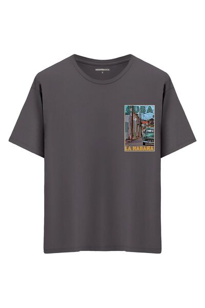 Mounte Bianca Unisex Kuba - Μπλουζάκι Oversize