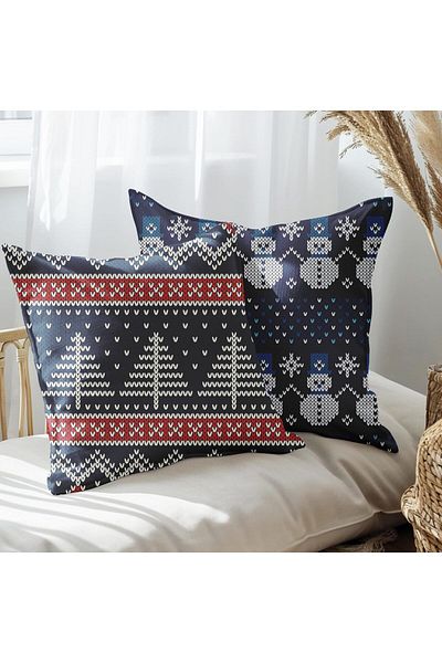 EJOYA New Year's Special Designed 2-Piece Pillow and Throw Pillow Cover 45cm 113613