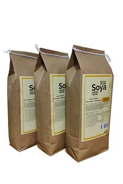 Soyfleks Koyu Renk Soya Kıyması 500 Gr x 3 (1,5 Kg)