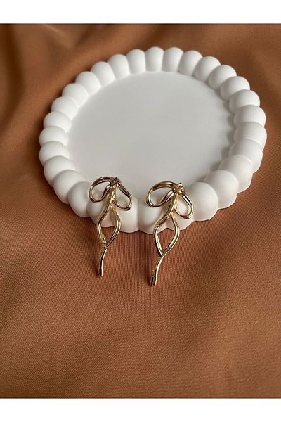 Alexis Carrel Women's Trend Bow Earrings 5cm