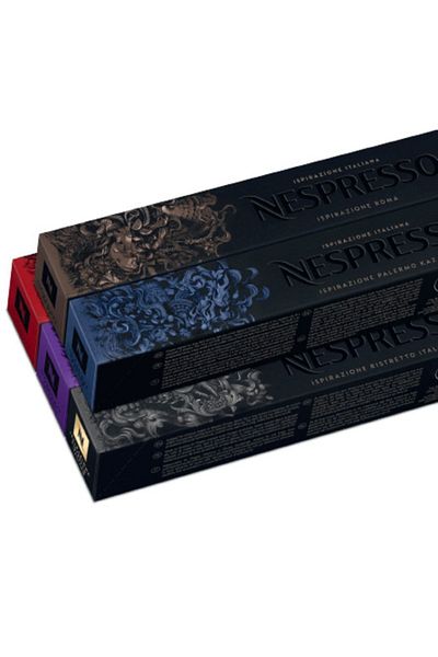Nespresso Intense Coffee Delicacies Collection X 10 Boxes (100 CAPSULES)
