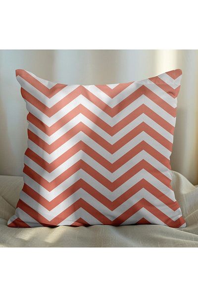 EJOYA 45cm Linear Design 4-piece Pillow and Throw Pillow Set - 113788