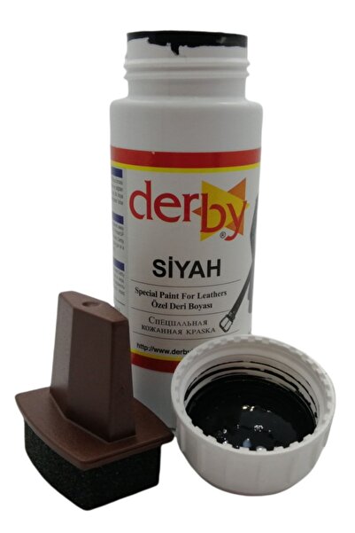 Derby Mont Direksiyon Koltuk Deri Boyası 100ml Ve Saplı Sünger 1 Adet