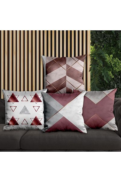 EJOYA 4-Piece Pillow Set with Modern Design - 45cm 113848