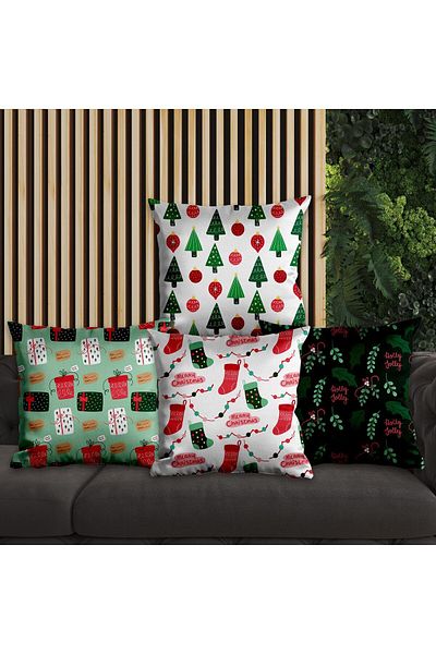 EJOYA Set de perne și perne speciale de Anul Nou din 4 piese - 45 cm 113727