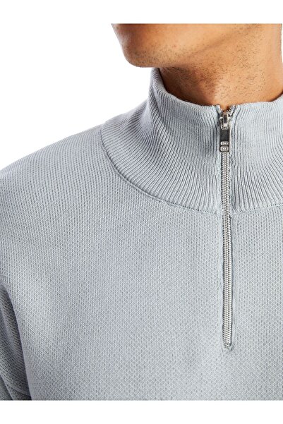 LC Waikiki Ανδρικό Πλεκτό Πουλόβερ - Σταντ γιακάς, Μακρυμάνικο