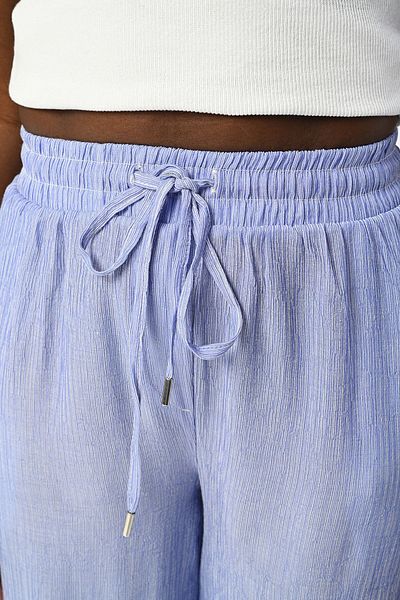 Orfeo Negro Femei - Pantaloni cu talie elastică cu dungi drepte