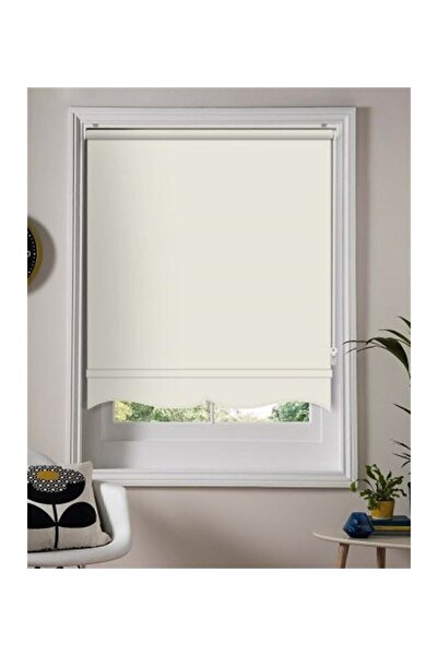 NetworkAvm Krem Stor Perde(güneşlik) Etek Dilimli Ms1202