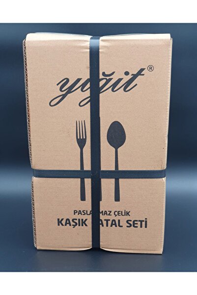 Yiğit Elite 30 Pieces Colorful 18/10 Stainless Steel Fork Spoon Set