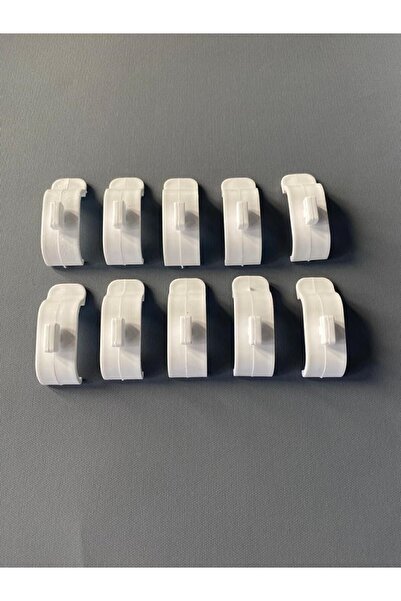 NetworkAvm Zebra Stor Perde 10 'lu Plastik Korniş Montaj Aparatı