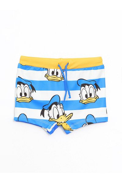 LC Waikiki Duffy Duck Printed Uv Protection Elastic Waist Swim Shorts dla chłopca